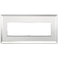 Vimar 21657.72 Eikon - placa de 7 módulos plata hielo