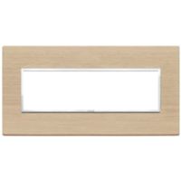 Vimar 21657.32 Eikon - 7-module bleached oak plate