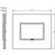 Vimar 21653.73 Eikon - Plaque gris perle 3 modules