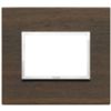 Vimar 21653.33 Eikon - 3-module wengè plate