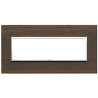 Vimar 21657.33 Eikon - Placa wengué 7 módulos