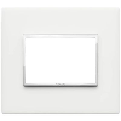 Vimar 21653.41 Eikon - Placa de hielo glaciar de Corian de 3 módulos