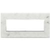 Vimar 21657.51 Eikon - placca 7 moduli bianco di Carrara