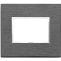Vimar 21653.52 Eikon - Plaque en ardoise divisée 3 modules