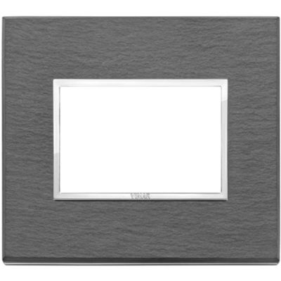 Vimar 21653.52 Eikon - placca 3 moduli ardesia a spacco