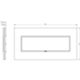 Vimar 21657.52 Eikon - 7-module split slate plate