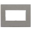 Vimar 21654.53 Eikon - 3-module gray quartzite plate