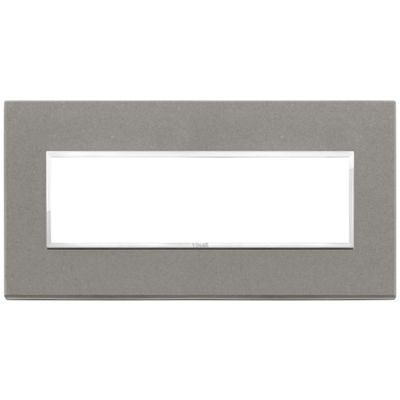Vimar 21657.53 Eikon - placca 7 moduli quarzite grigia
