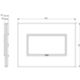 Vimar 21654.74 Eikon - 4-module brown opal plate