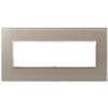 Vimar 21657.74 Eikon - placca 7 moduli opale bruno