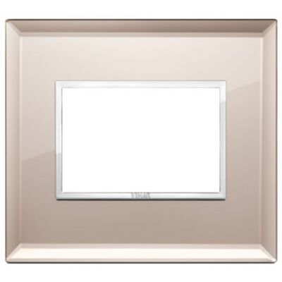 Vimar 21653.75 Eikon - placca 3 moduli specchio bronzato