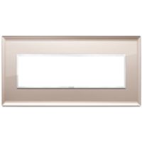 Vimar 21657.75 Eikon - Plaque miroir en bronze 7 modules