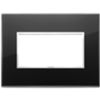 Vimar 21654.76 Eikon - 4-module black diamond plate