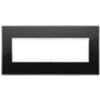 Vimar 21657.76 Eikon - 7 module black diamond plate