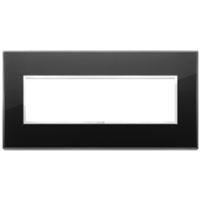 Vimar 21657.76 Eikon - Plaque diamantée noire 7 modules