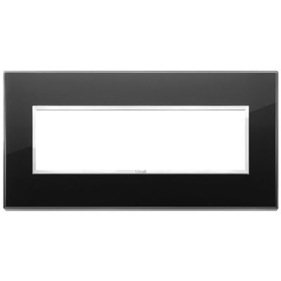 Vimar 21657.76 Eikon - placca 7 moduli nero diamante