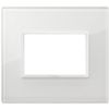 Vimar 21653.87 Eikon - 3 module total white diamond plate