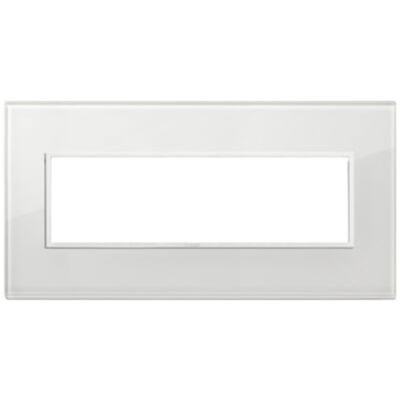 Vimar 21657.87 Eikon - Placa diamante blanco total 7 módulos