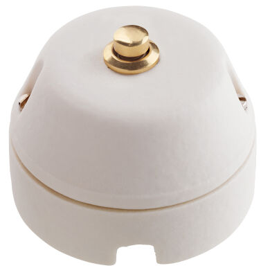 Pietra - cordierite brass-plated key button