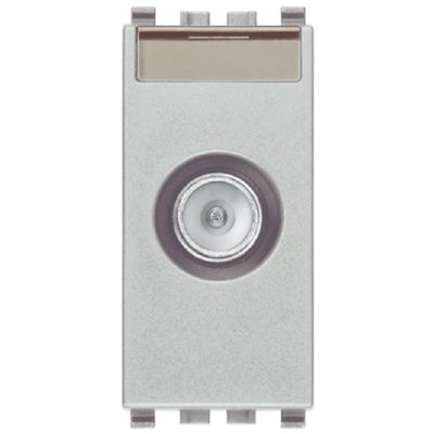 Eikon Next - male pass-through TV socket