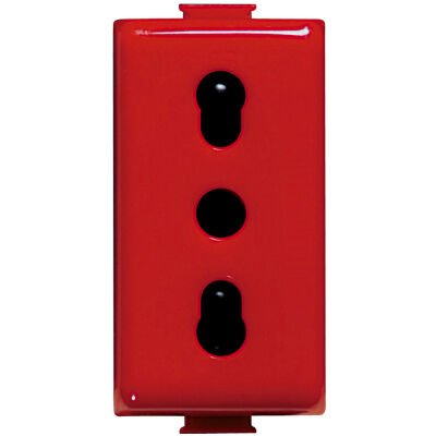 socket 10/16A red