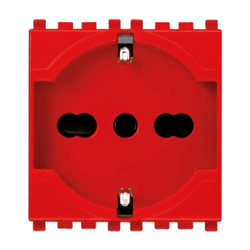 Arke - enchufe universal rojo