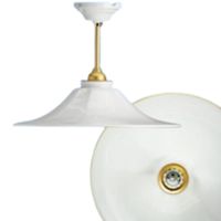 Lustre plafond fixe Godet rigo d'oro Ø280