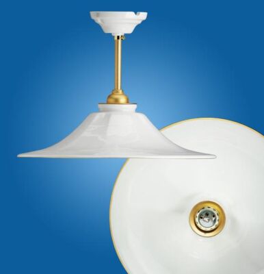 Lámpara de techo fijo Godet rigo d'oro Ø280