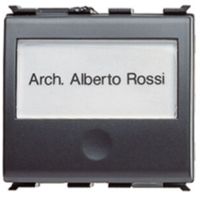 Playbus - nameplate button