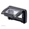 Playbus - 3-place IP55 toner black cover plate