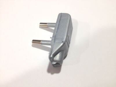 2P 10A gray flat plug