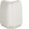 AEBN W variable external angle white skirting channel cover