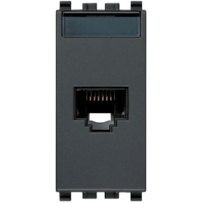Eikon Gris - Prise RJ45 Cat6 UTP