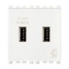 Arke Blanc - double chargeur USB