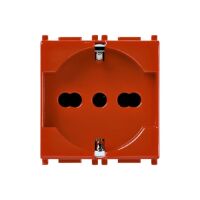 Plana - red universal socket