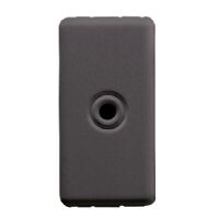 System Black - hole cover with cable gland