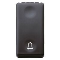 Système Noir - bouton symbole cloche