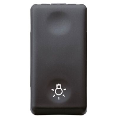 System Black - pulsante simbolo luce