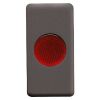 System Black - red warning light socket