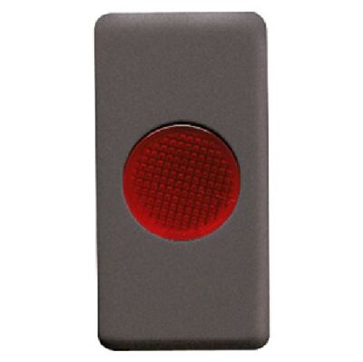 System Black - red warning light socket