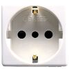 System White - small German and Italian socket