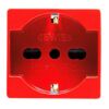 System - red universal socket