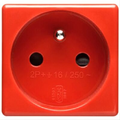 System - red French socket