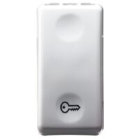 System White - button with key symbol
