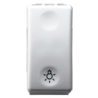 System White - botón con símbolo de luz