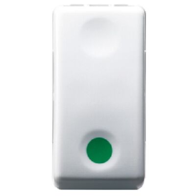 System White - green NA+NC button