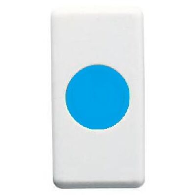System White - portalámparas intermitente azul claro