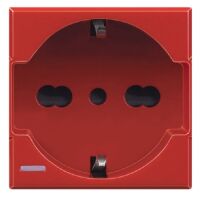 BTicino H4140/16R Axolute - 16A P40 red universal socket