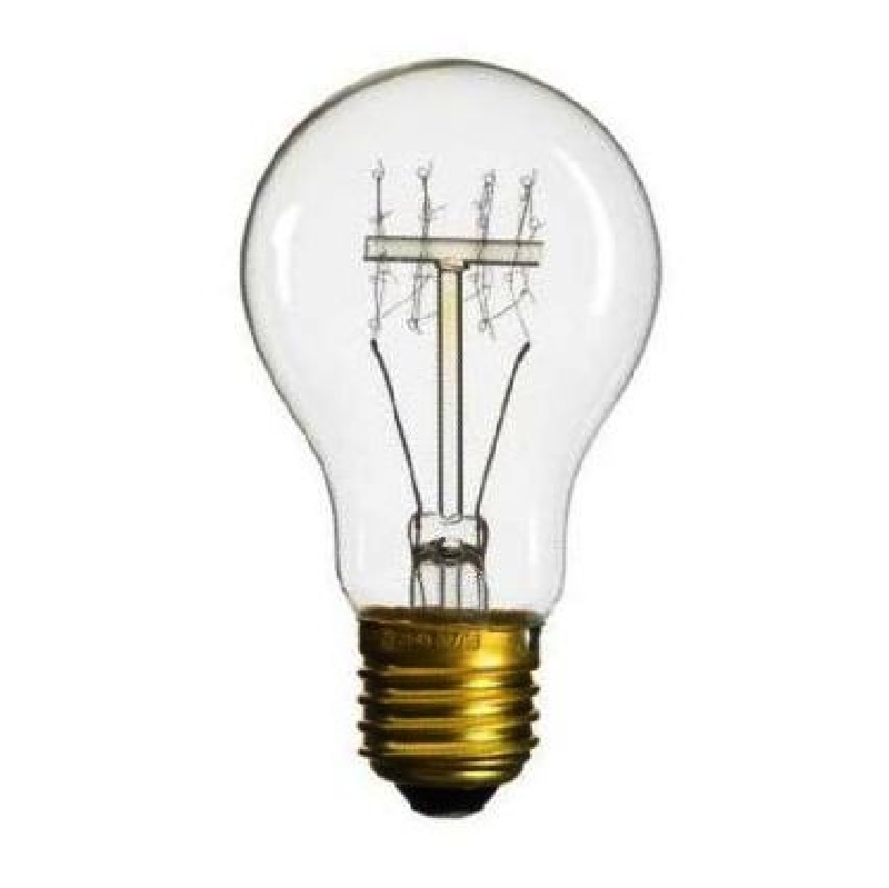 Lámpara incandescente gota E27 60W 230V filamento de carbono