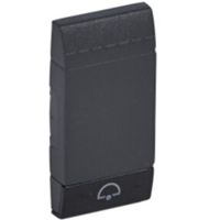LivingLight Anthracite - bell symbol key cover